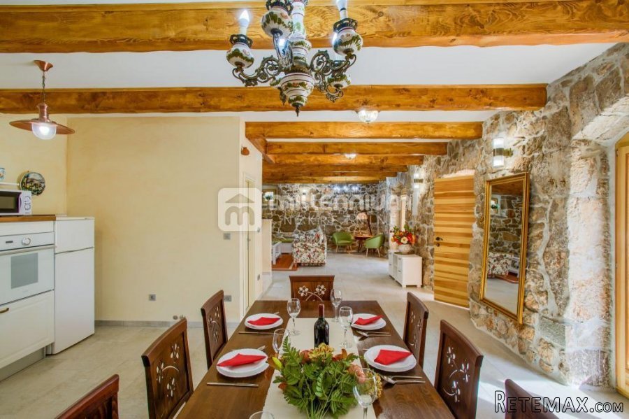 Otok Krk, Garica, nova kamena vila s bazenom - 9