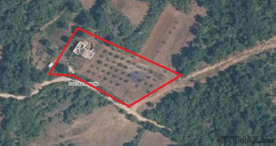 Istra,Rovinj-Rovinjsko Selo,započeta gradnja,kuća 180m2+3000