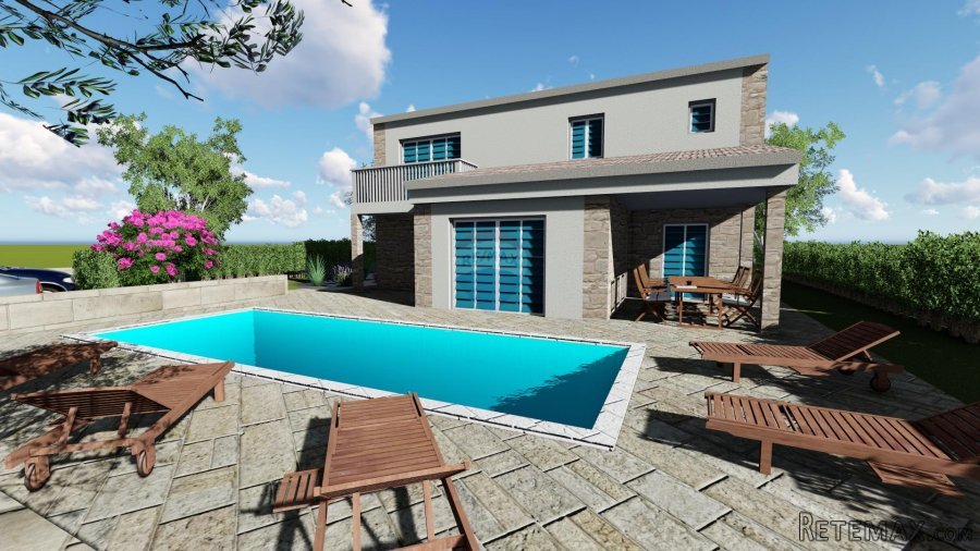 OTOK KRK,DOBRINJ moderna villa sa bazenom - 2