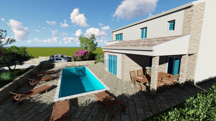OTOK KRK,DOBRINJ moderna villa sa bazenom - 7