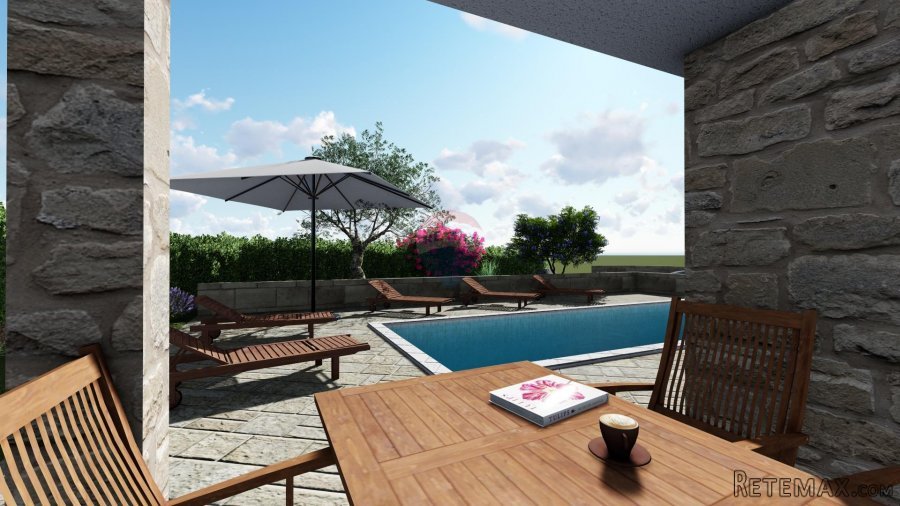 OTOK KRK,DOBRINJ moderna villa sa bazenom - 9