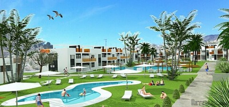 FINESTRAT BENIDORM LUXURY 2 BED GARDEN..
