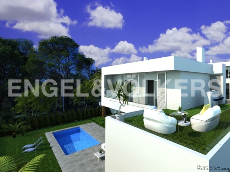 Modern Villas Under Construction With.. - 2