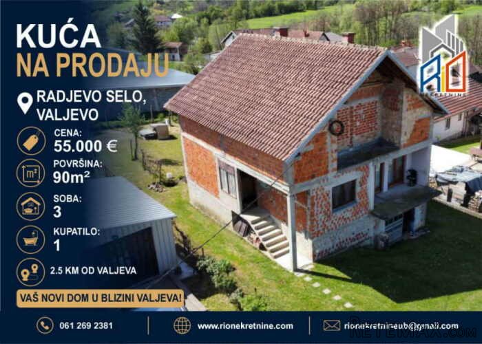 NA PRODAJU! Useljiva kuća u Radjevom selu kod Valjeva