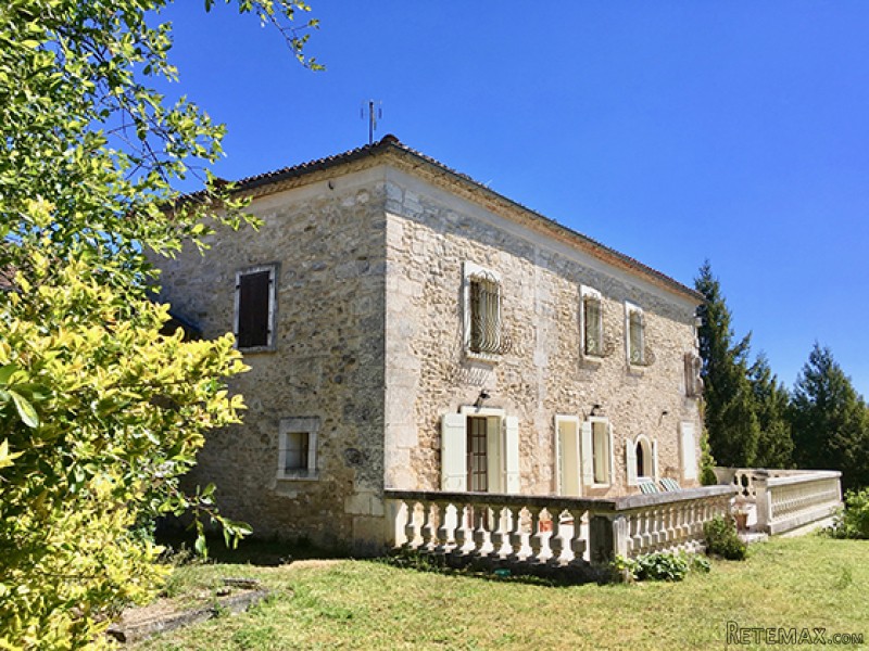 Old Stone House With Outbuildings In A..