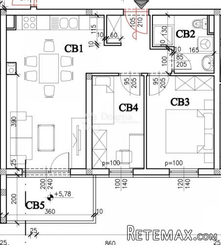 Novogradnja na odličnoj obiteljskoj lokaciji (Stan CB) - 2.K