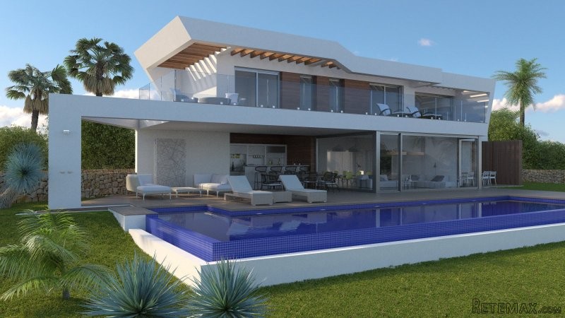 Modern luxury villa close to the sea in..
