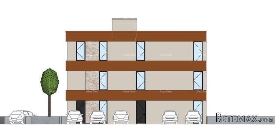 Vabriga – Stan na 2. katu s prostranom terasom, 129,50 m²