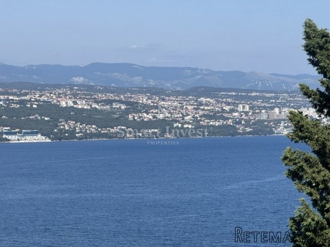 OPATIJA, zemljište s građevinskom dozvolom blizu mora
