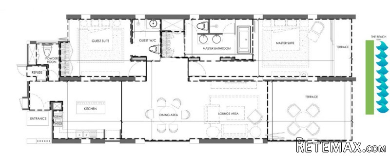The Chava - Super-sized 2-Bedroom Sea..
