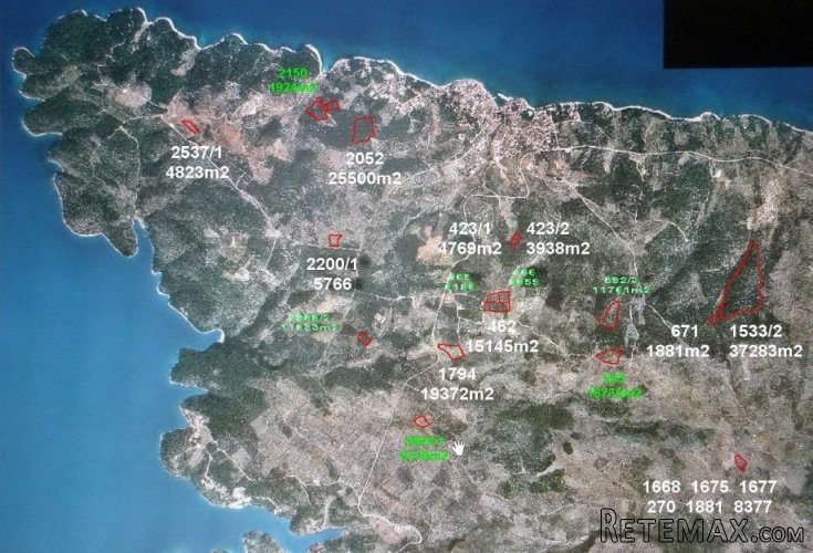 Zemljiste Sutivan otok Brač 25.500m2,u ponudi 20 hektara - 8