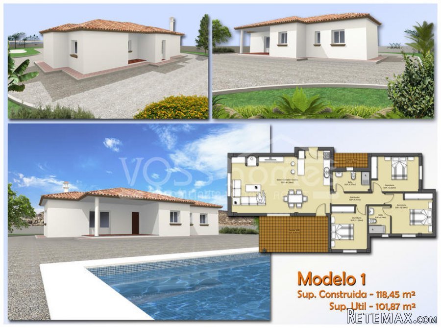HIGH QUALITY - OFF PLAN - 3 bedroom, 2 bath villa of.. - 3