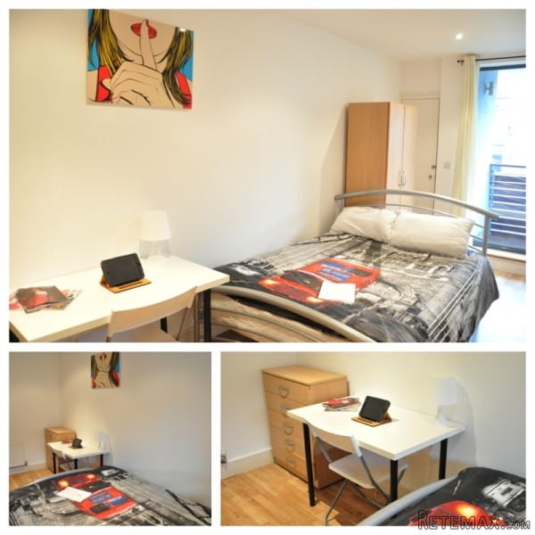 Single with double bed near Canary..