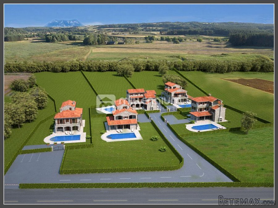 Istra, Svetvičenat, izvrstan projekt - 5 luksuznih vila s.. - 2