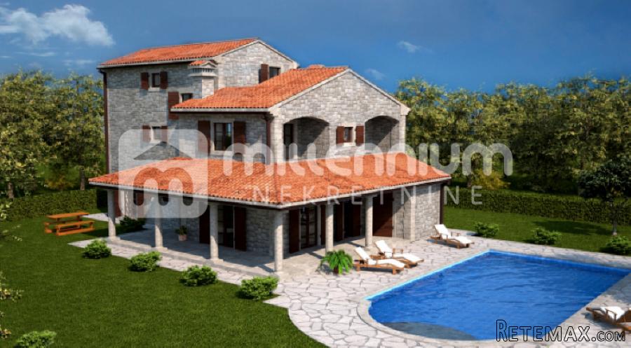 Istra, Svetvičenat, izvrstan projekt - 5 luksuznih vila s.. - 3