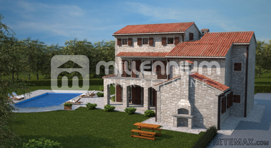 Istra, Svetvičenat, izvrstan projekt - 5 luksuznih vila s.. - 4