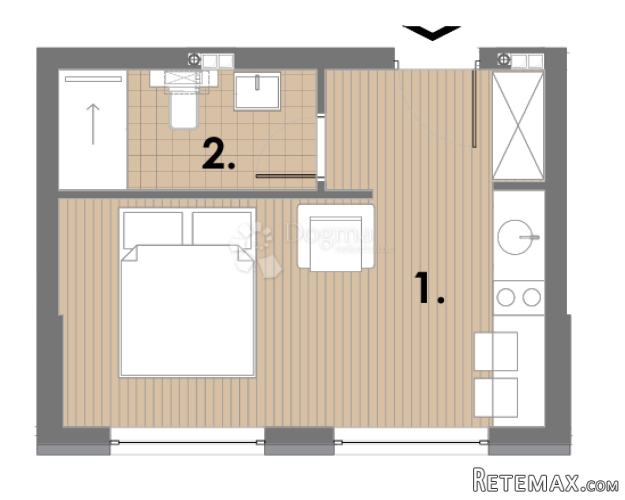 PROJEKT JAHORINA - zgrada B stan 74 na 4. katu - 3