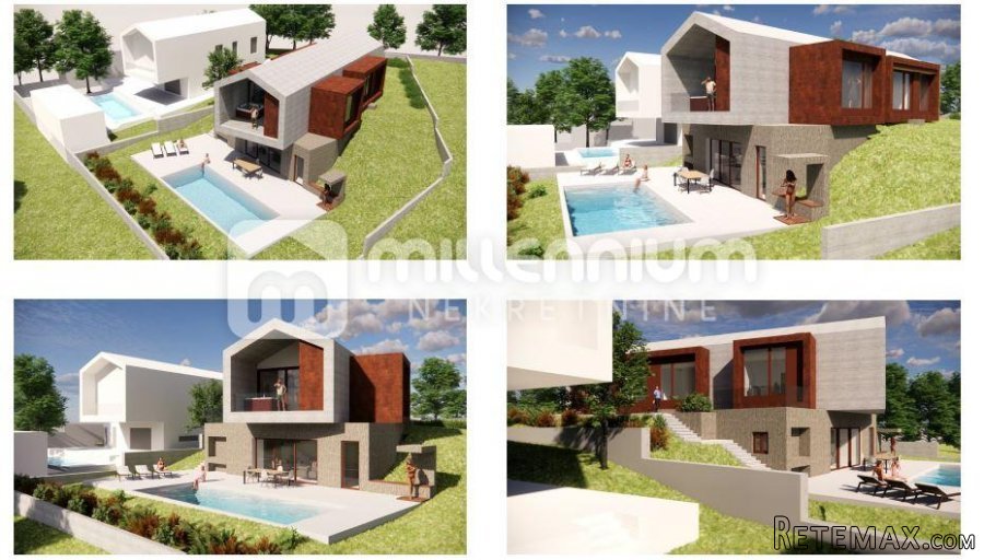 Istra, projekt za kuću s bazenom u blizini Poreča