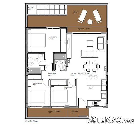 Beautiful downstairs properties in Guardamar. These houses.. - 7