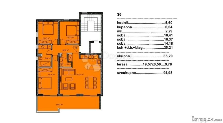 Novogradnja Makarska od 2500-3400€! 4soban 95m2 (S6z) - 3