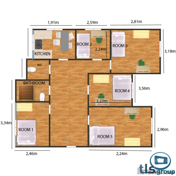 Single with single bed near Shepherds.. - 2