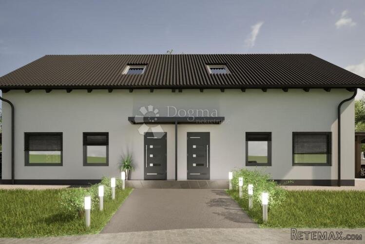Novoizgrađena lijeva montažna duplex kuća u Selnici - 2