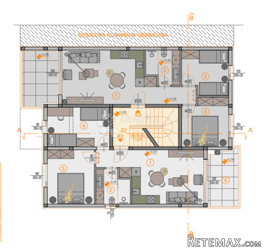 EKSKLUZIVNO! Novogradnja Štinjan - 58 m2, 1. kat (Z5 S2)
