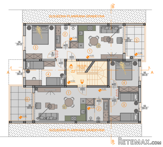 EKSKLUZIVNO! Novogradnja Štinjan - 58 m2, 1. kat (Z4 S2)