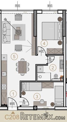 Prodaja stanova u novom poslovno - stambenom projektu, Poreč - 3