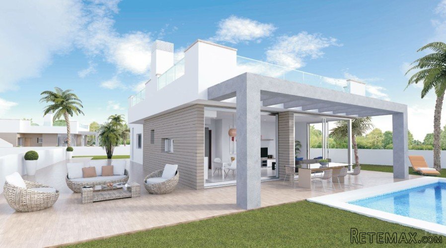This beautiful modern villa located near La Manga with the.. - 4