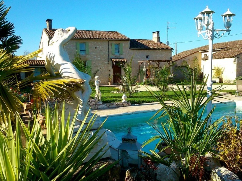 Stone House With A Restored Cottage..