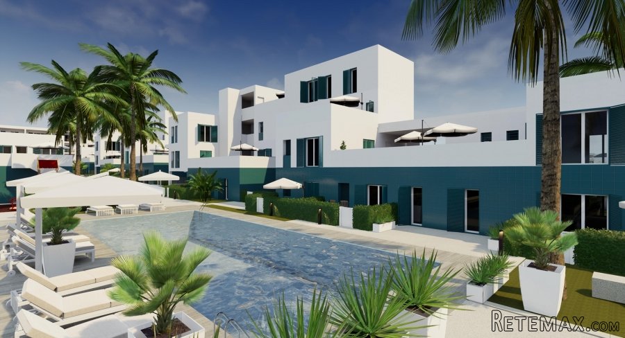 Los apartamentos se ubican en un complejo residencial en..
