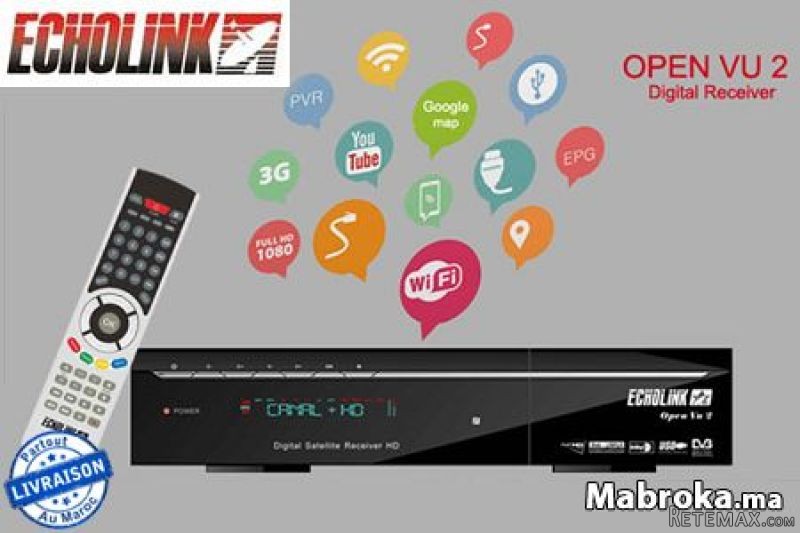 Récepteur Echolink open vu9 HD