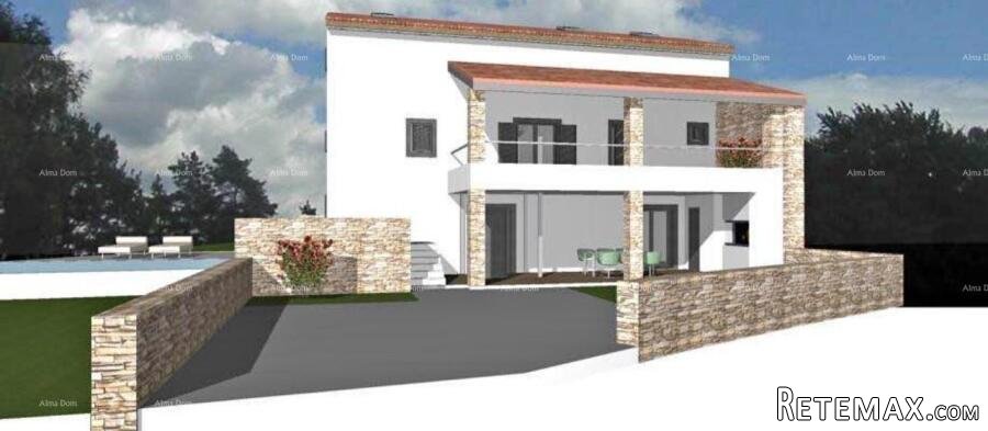 Kamena kuća za renovaciju s projektom, Kanfanar! - 2