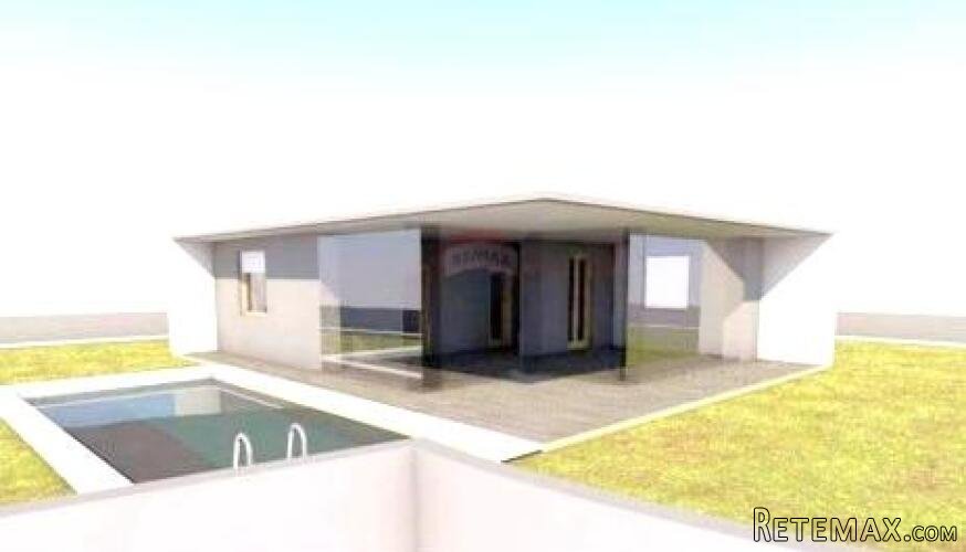 Istra, Umag - građevinsko zemljište s projektom kuće s baze