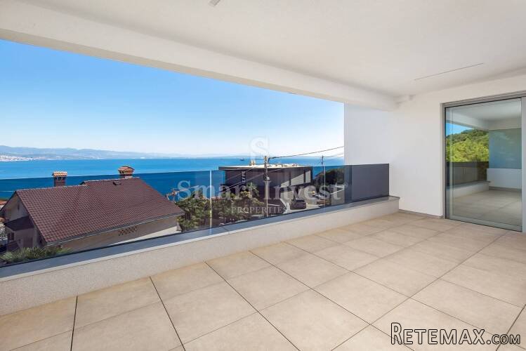 OPATIJA, stan 2S+DB s pogledom na more u novogradnji s.. - 2