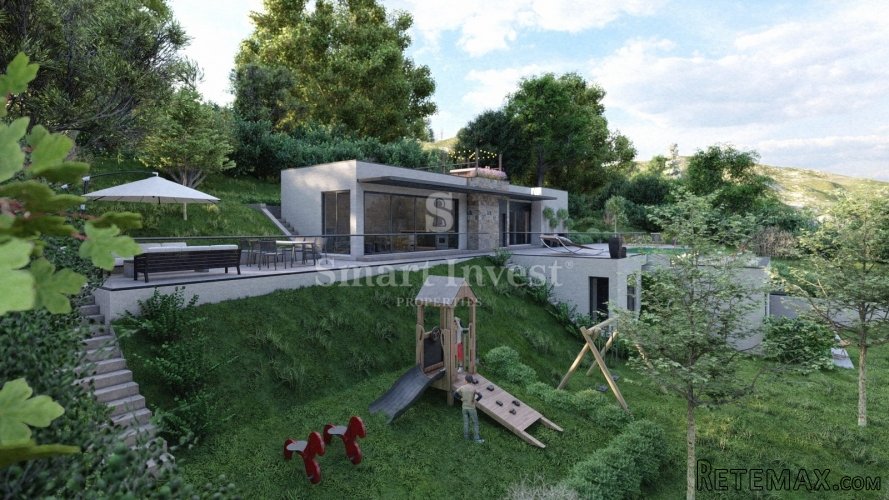 LOVRAN, zemljište od 1004 m2 s građevinskom dozvolom, p..