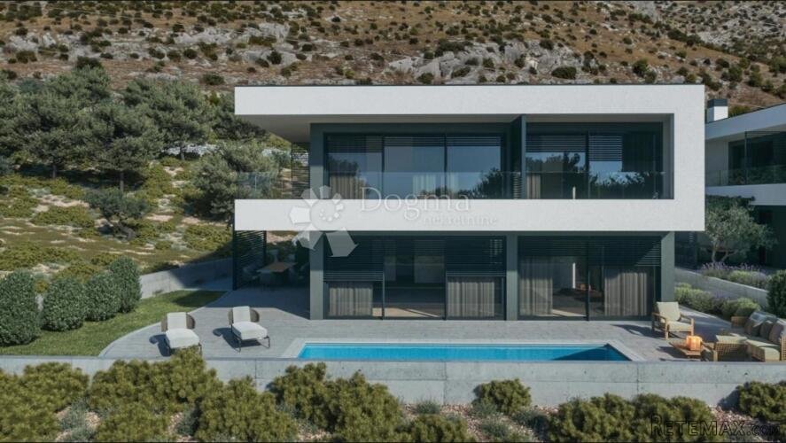 Moderna vila u Grebaštici s pogledom na more – započeta grad
