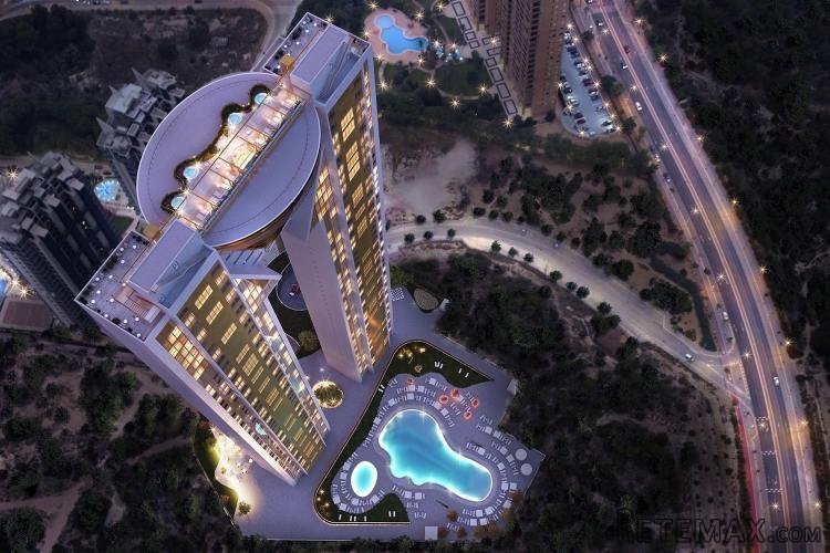 Los apartamentos están ubicados en Benidorm, en un..