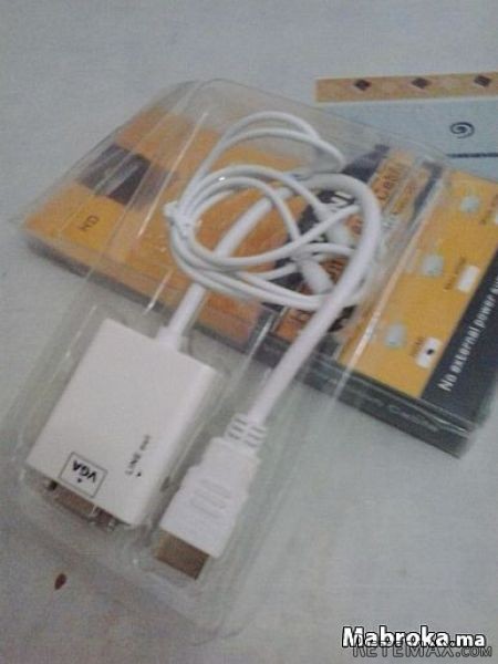 HDMI to VGA & Audio HD Video Cable..