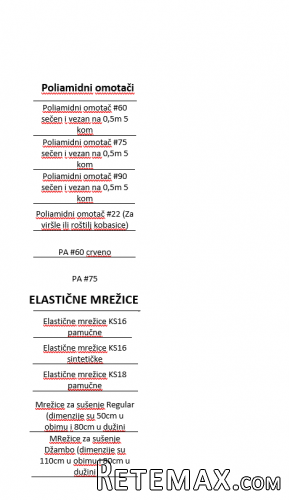 ZA MESARE zacini,aditivi,creva,omotaci - 5