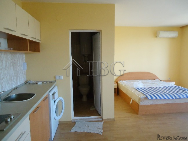 Furnished 55 sq.m.studio with sea view..