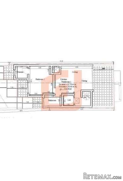 Terraced Penthouse Gzira, Sliema Area..