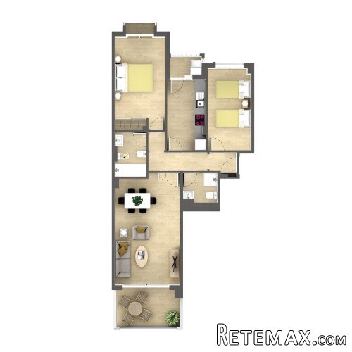 This beautiful first line apartment is located at La Manga.. - 6