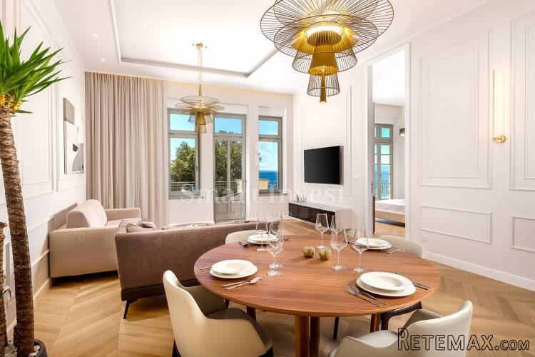 OPATIJA – CENTAR, luksuzan stan 1S+DB s terasom i pogledom n..