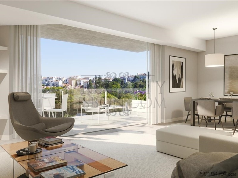 T2 Lisbon Apartment with large terraces.. - 2
