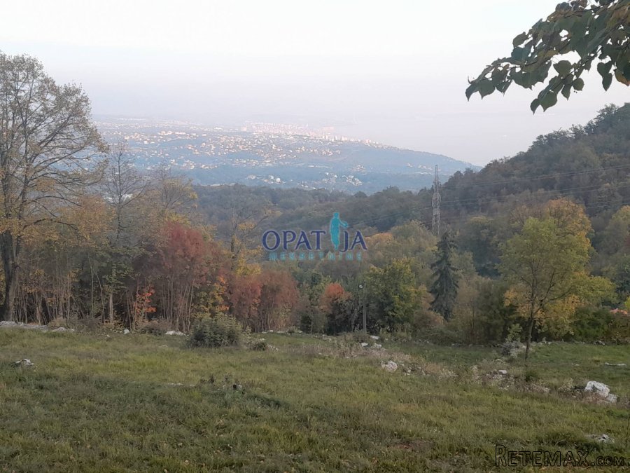 Matulji-Kućeli građevinsko zemljište 3530 m2 s pogledom na m..