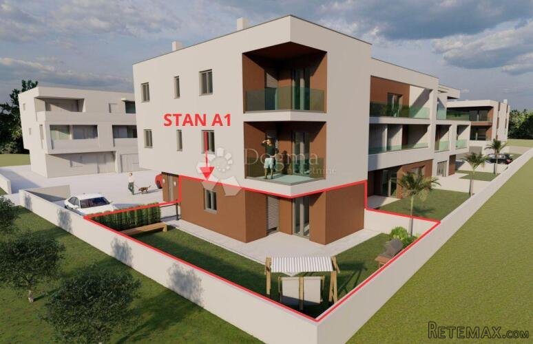 Novoradnja Valmade netto 41,80 m2 - Zgrada S, Stan A1