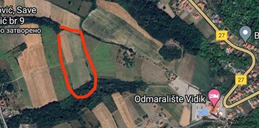 Njiva 2.4 hektara Lazarevac-Lukavica