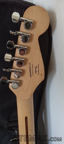 Vintage V100 Gold Top i SQUIER SHOWMASTE - 6